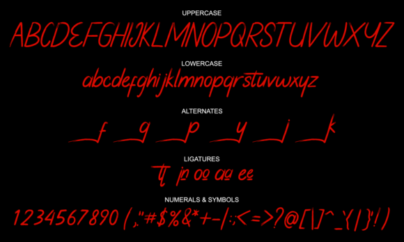 Shooter Font PNG with transparent background - Preview 3