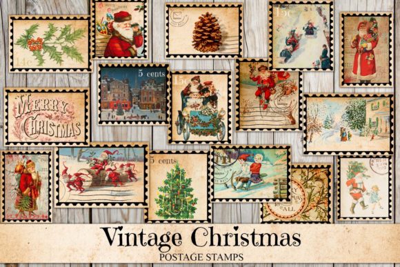 Vintage Christmas Stamps