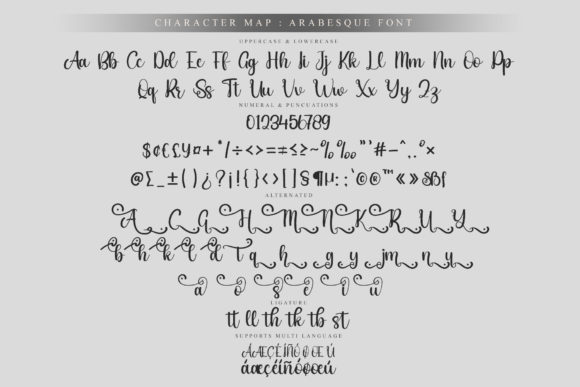Arabesque Font - Preview 6