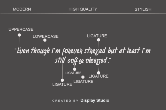 Brushty Font - Preview 1