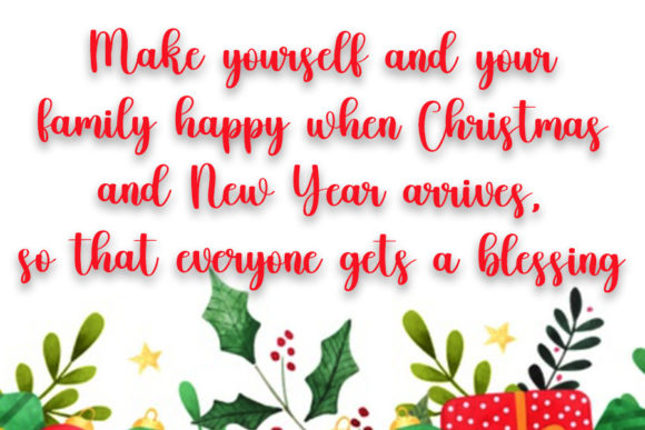 Christmas Specialist Font PNG with transparent background - Preview 3