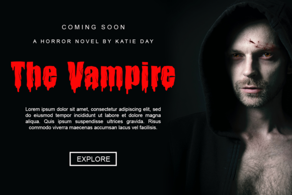 Creepy Blood Font font preview - 3