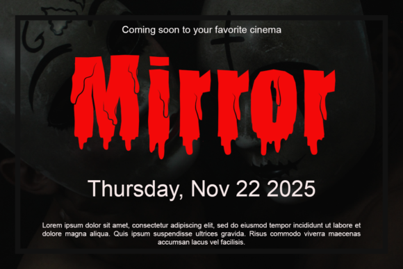 Creepy Blood Font font preview - 4