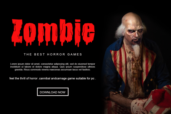 Creepy Blood Font font preview - 5
