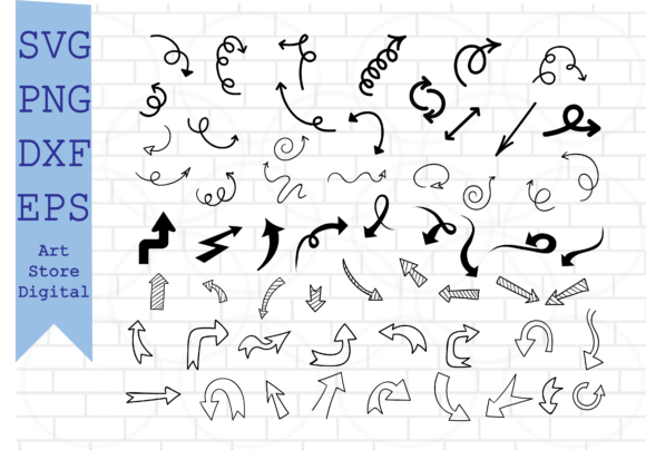 Curly Arrow Svg, Arrows Svg