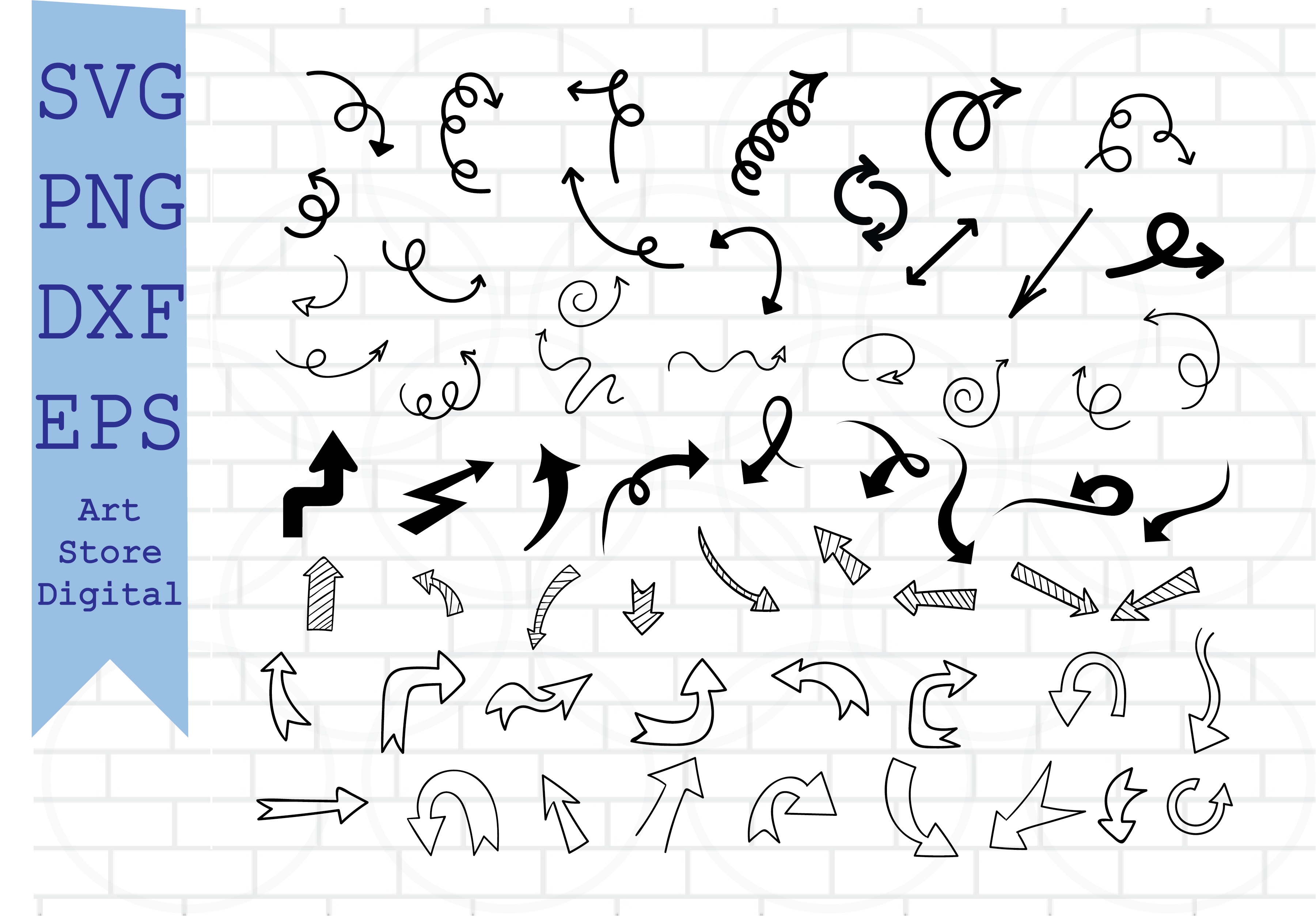 Curly Arrow Svg, Arrows Svg