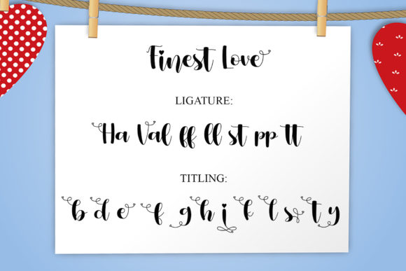 Finest Love Font - Preview 6