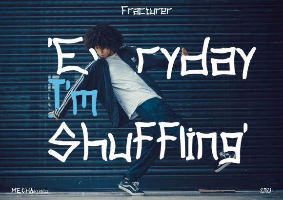 Fracturer Font - Preview 2