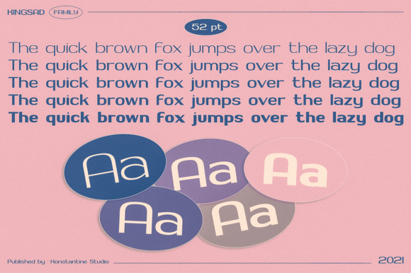 Kingsad Font PNG with transparent background - Preview 1