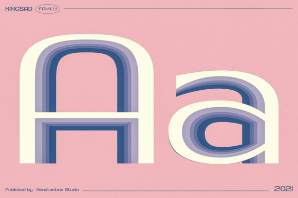 Kingsad Font PNG with transparent background - Preview 5