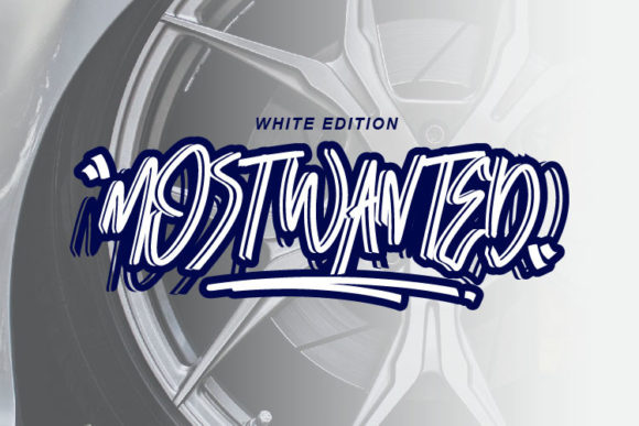Merden Graffiti Font PNG with transparent background - Preview 1