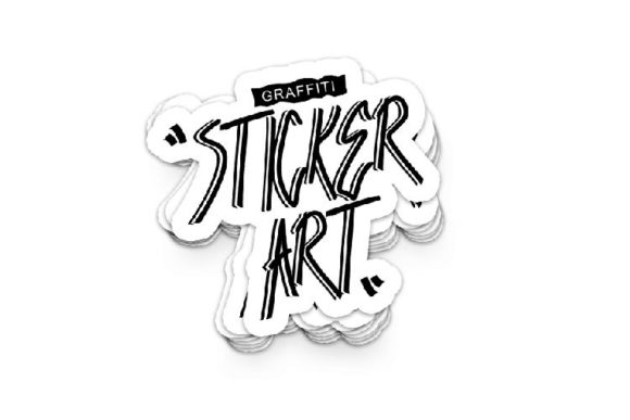 Merden Graffiti Font PNG with transparent background - Preview 3