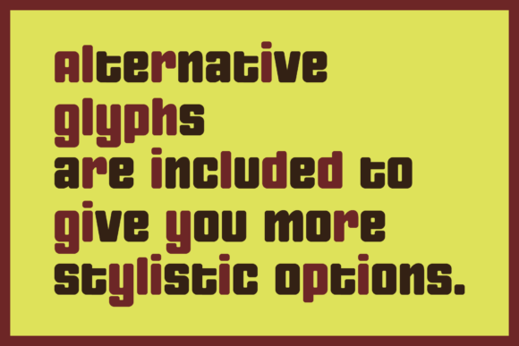 Nipok Font PNG with transparent background - Preview 4