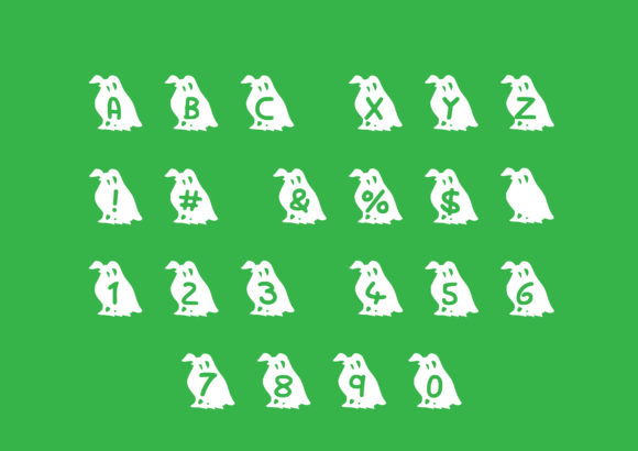 Play Geese Font PNG with transparent background - Preview 1