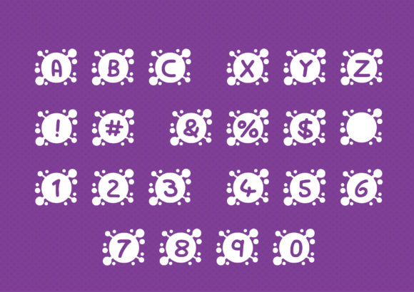 Play Germ Font PNG with transparent background - Preview 1