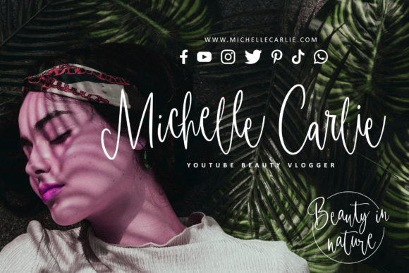 Romantyc Paradise Font PNG with transparent background - Preview 3