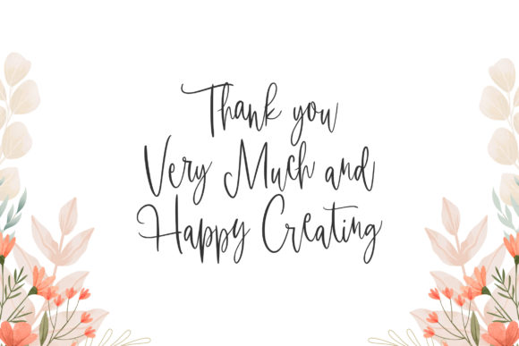 Romantyc Paradise Font PNG with transparent background - Preview 5