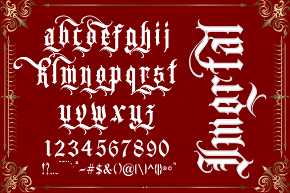Shention Font PNG with transparent background - Preview 2