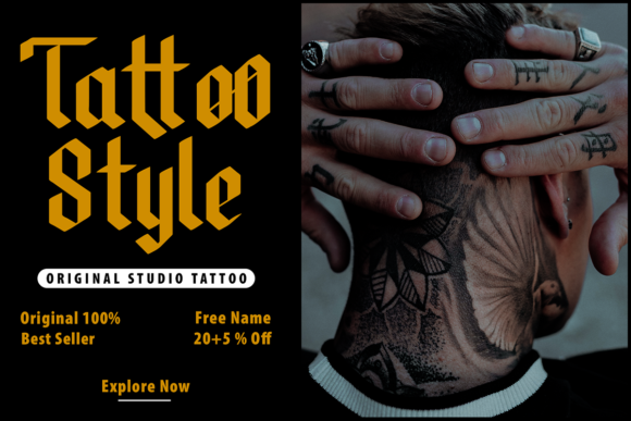 Black Pentacle Font - Preview 1