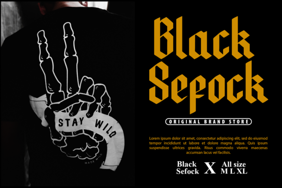 Black Pentacle Font - Preview 3