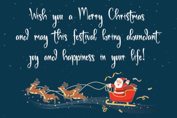 Christmas Sleigh Font PNG with transparent background - Preview 1