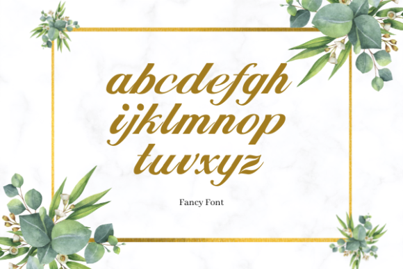 Fancy Font - Preview 1