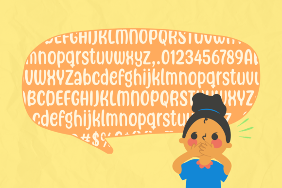 Freely Movable Font PNG with transparent background - Preview 4