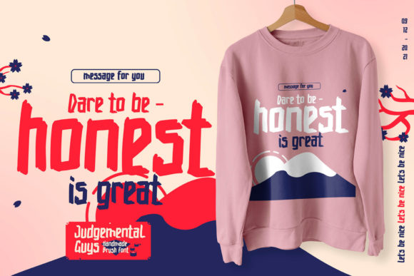 Judgemental Guys Font PNG with transparent background - Preview 3