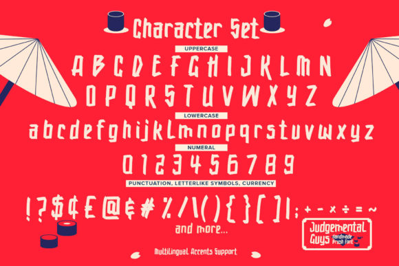 Judgemental Guys Font PNG with transparent background - Preview 6