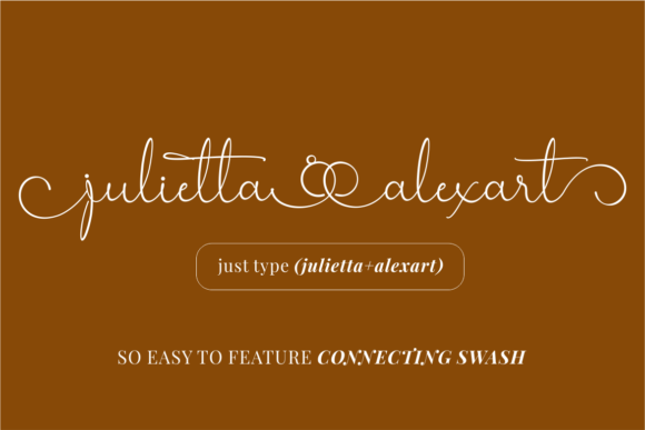 Julietta Alexart Font PNG with transparent background - Preview 1