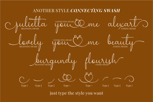 Julietta Alexart Font PNG with transparent background - Preview 2