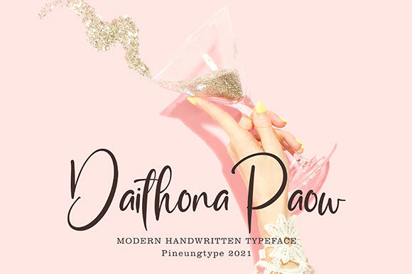 Ponha Danila Font font preview - 3