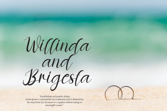 Almond Cake Font - Preview 1