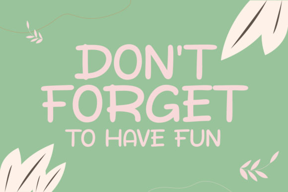 Bubbly Kids Font - Preview 1