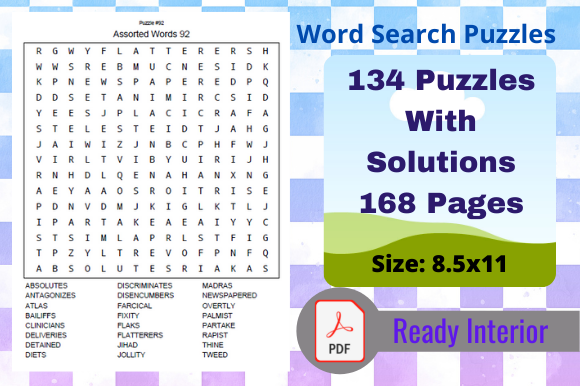 Christmas Word Search Puzzle Books Graphic by Luham Digital Products ...
