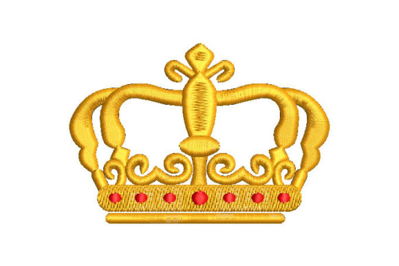 Classic King Crown Lavoro, Religione e Scuola Ricami Di Embroiderypacks