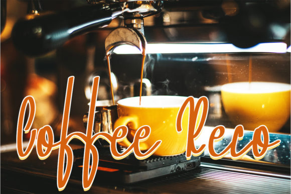 Coffee Reco Font - Preview 5