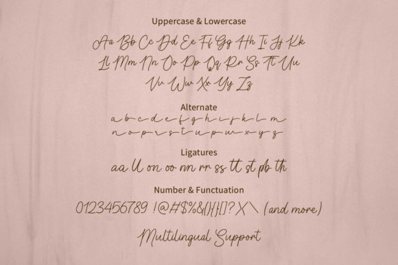 Collean Font PNG with transparent background - Preview 6