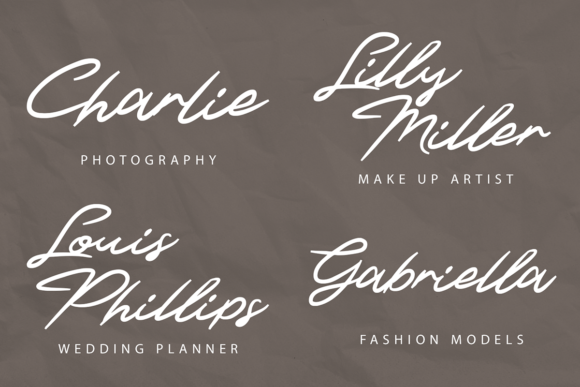 Dawn Mulholland Font - Preview 1