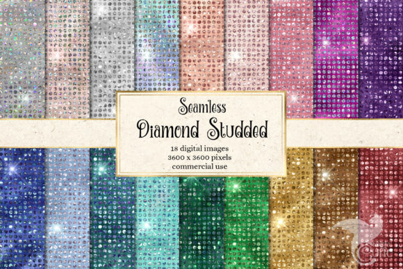 Diamond Studded Digital Paper