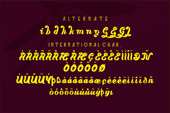 El Cantika Font PNG with transparent background - Preview 6