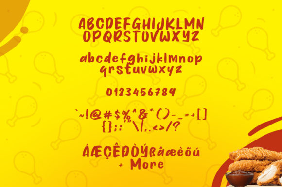 Fried Chicken Font - Preview 3