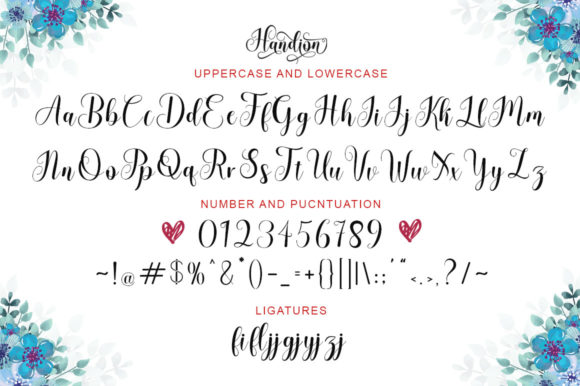 Handion Font - Preview 5