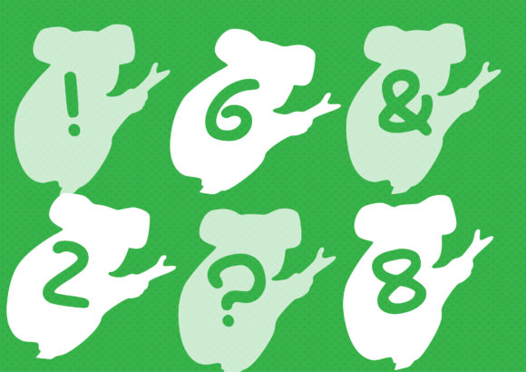 Play Koala Bear Font PNG with transparent background - Preview 2