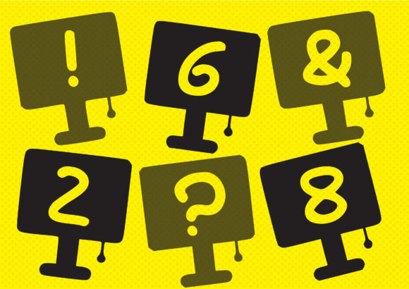 Play Lamp Font PNG with transparent background - Preview 2