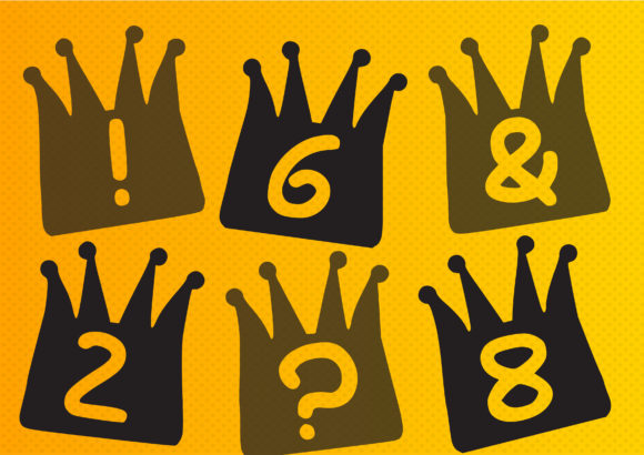 Play Party Hat Font PNG with transparent background - Preview 2