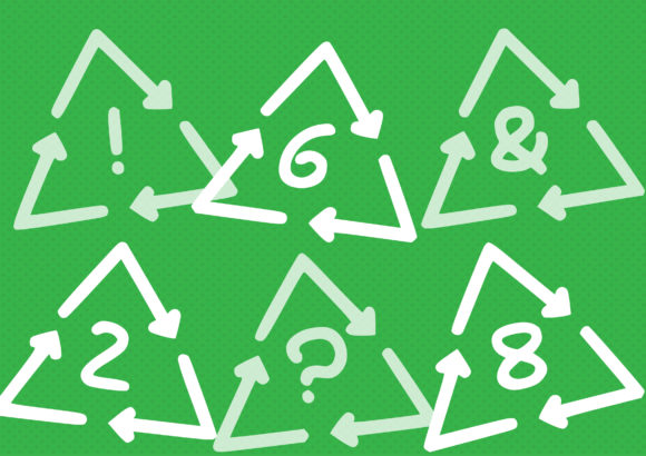 Play Recycle Reuse Font PNG with transparent background - Preview 2