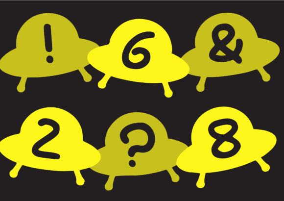 Play UFO Font PNG with transparent background - Preview 2