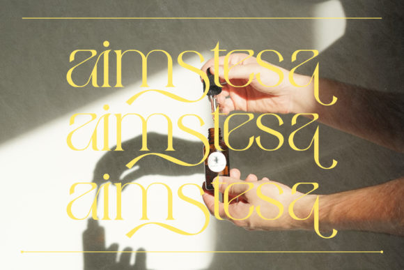 Aimstesa Font - Preview 2