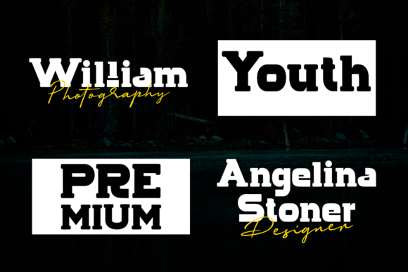 Allershire Font - Preview 1